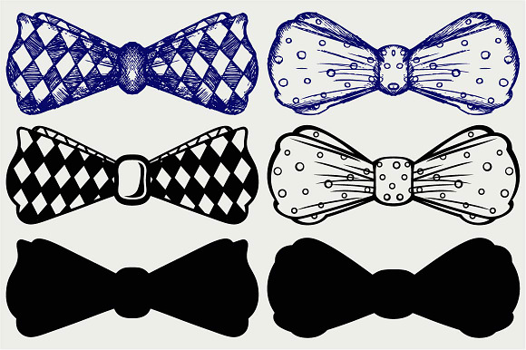 Download Bow Tie Svg Pre Designed Illustrator Graphics Creative Market