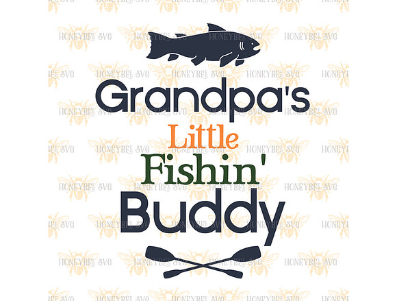 Download Grandpa S Little Fishin Buddy Pre Designed Illustrator Graphics Creative Market