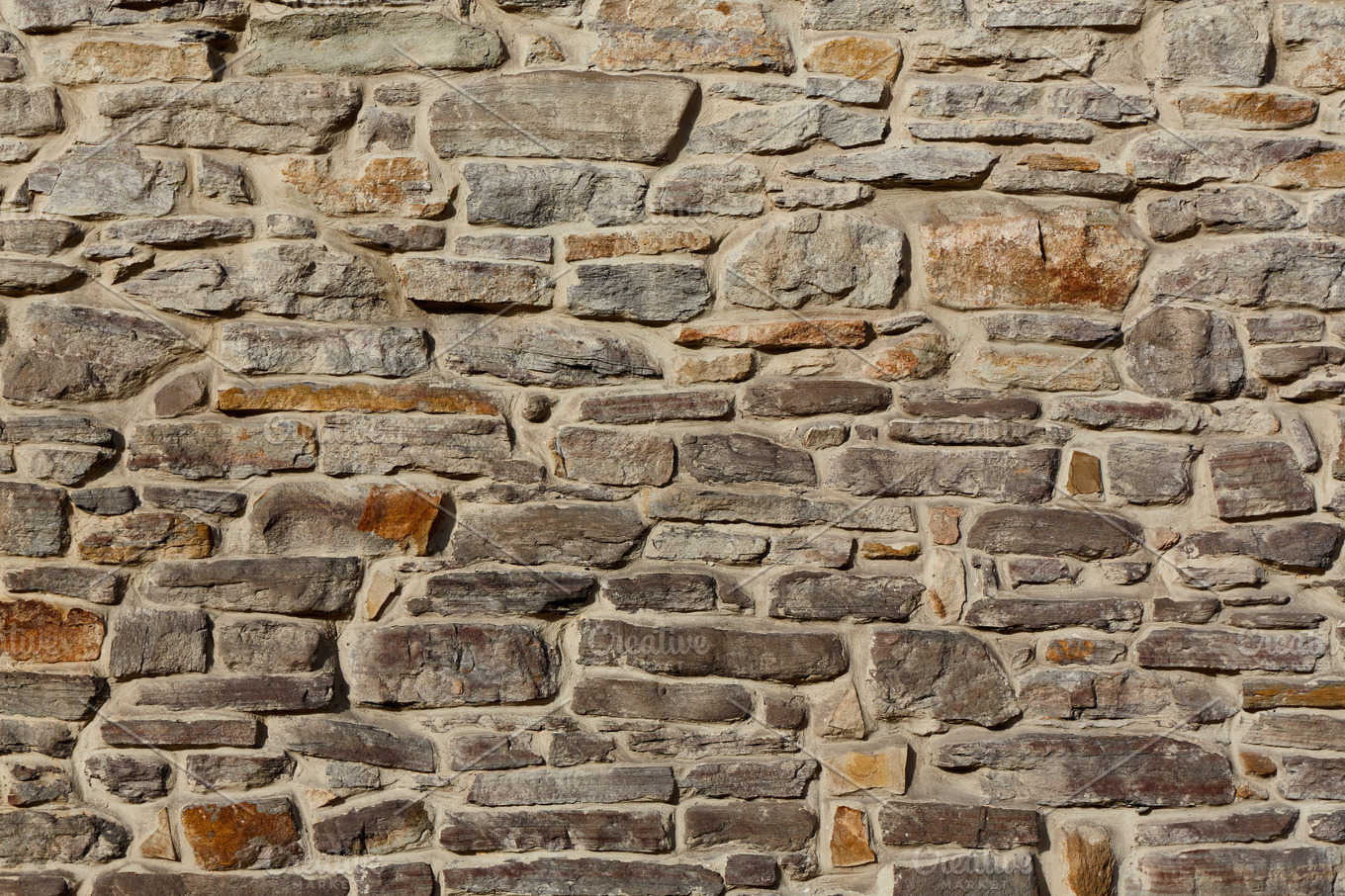 Stone walls on rust фото 105