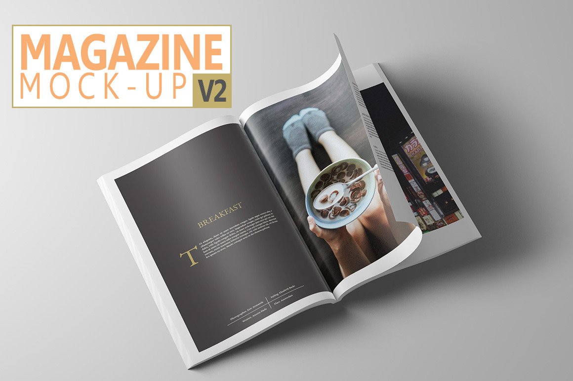 Download Magazine Mock-Up V2 | Creative Photoshop Templates ...