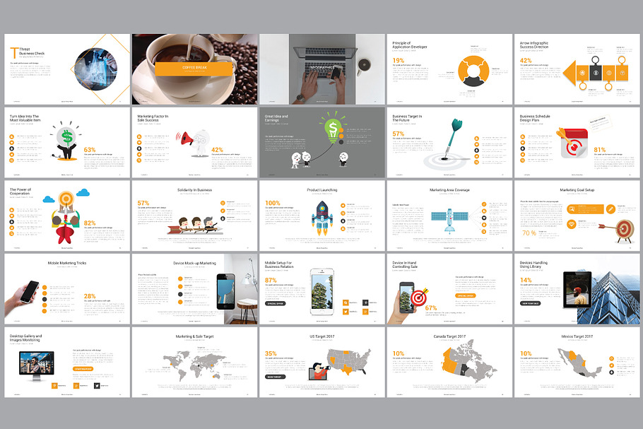 creative market presentation templates