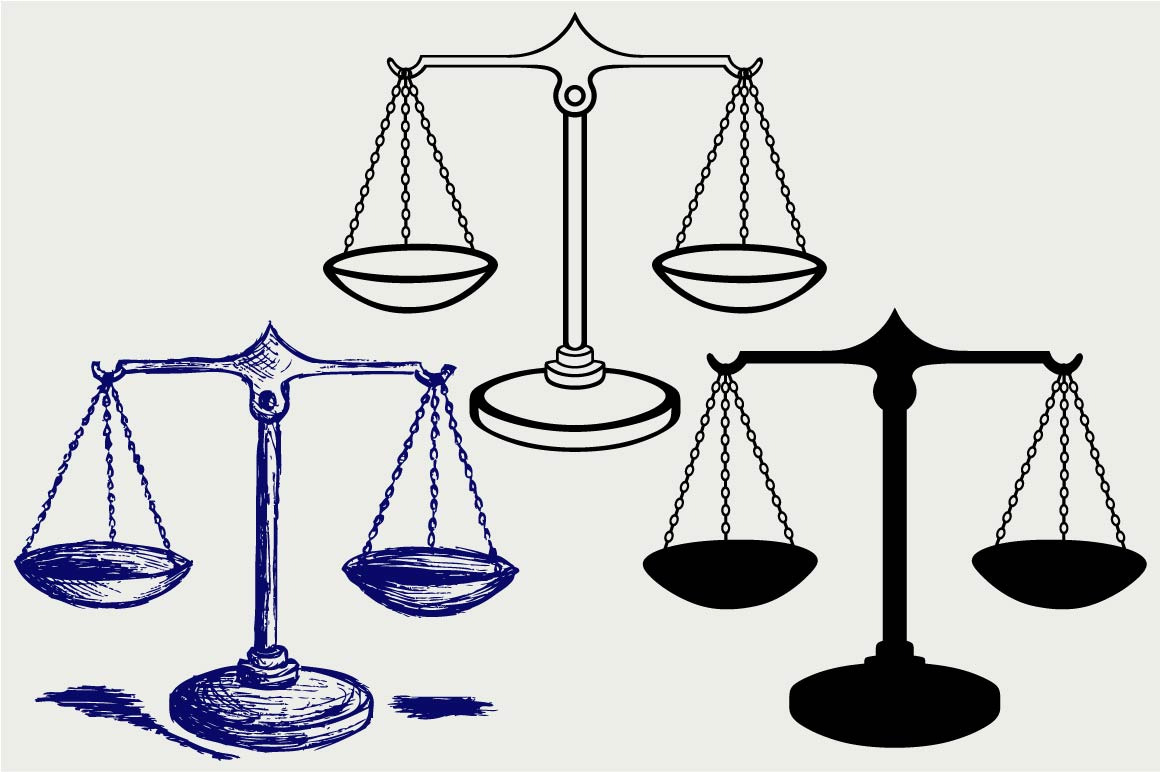 Scales of Justice SVG | Pre-Designed Illustrator Graphics ~ Creative Market