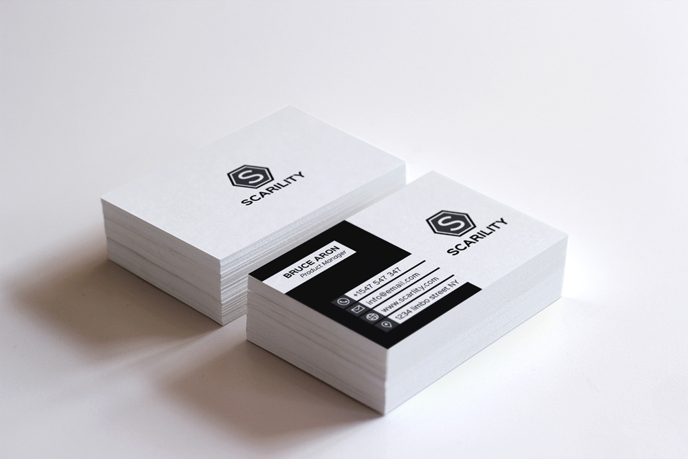 Simple Corporate Business Card | Business Card Templates ~ Creative Market