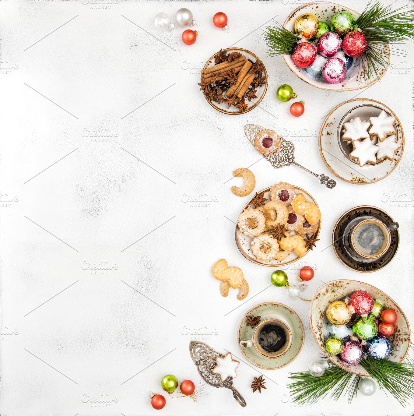 Christmas food and decoration | Food Images ~ Creative Market