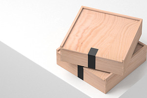 Download Wooden Boxes Mockup - 4 jpg files | Creative Product ...