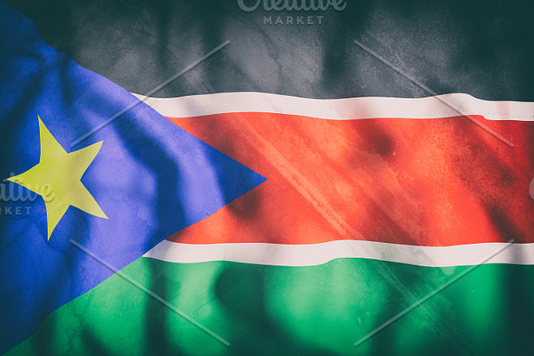 South Sudan flag | High-Quality Abstract Stock Photos ~ Creative Market