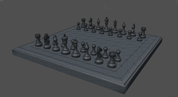 Download Exquisite 3D Chessboard on an Android Screen Wallpaper