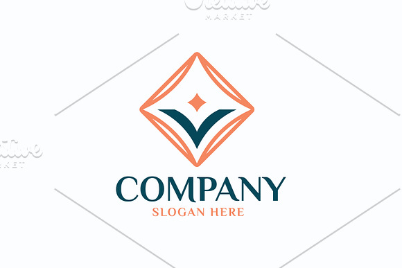 Letter V Heart Logo  Branding & Logo Templates ~ Creative Market