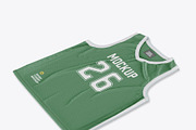 Flat basketball jersey mockup by FrancescoMilanese85