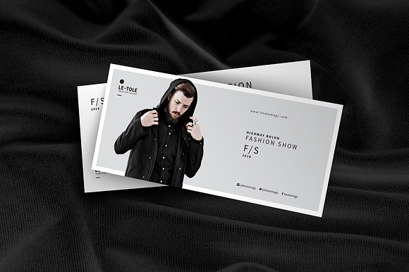 Fashion Show Invitation Card  Invitation Templates ~ Creative Market