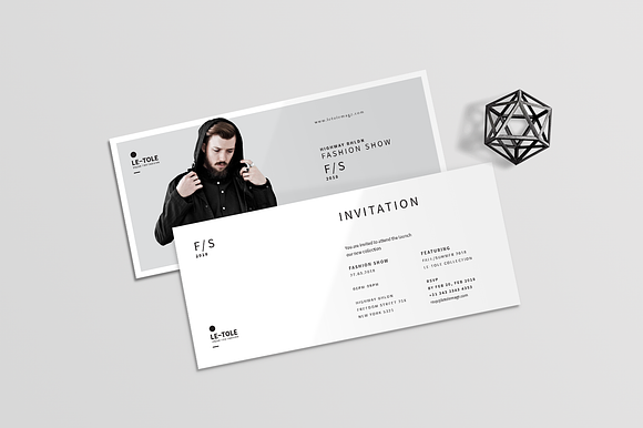 Fashion Show Invitation Card  Invitation Templates ~ Creative Market