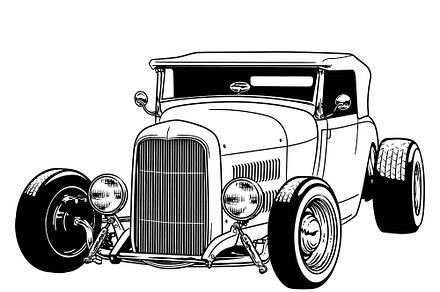 Hot Rod 4 | Illustrator Graphics ~ Creative Market