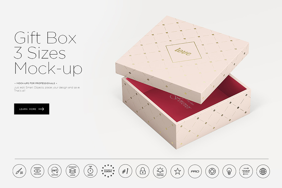 Download Candle in Gift Box Mockup | Creative Photoshop Templates ...