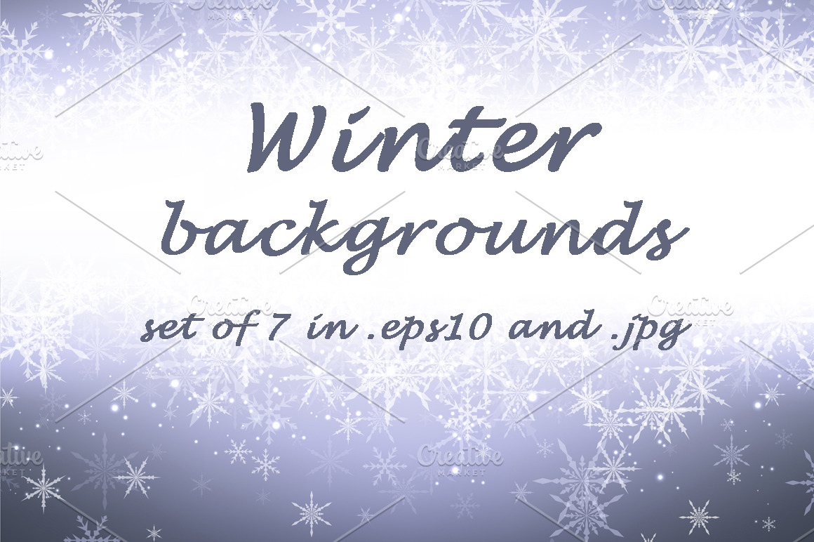 Purple winter backgrounds and banner | Decorative Illustrations ...