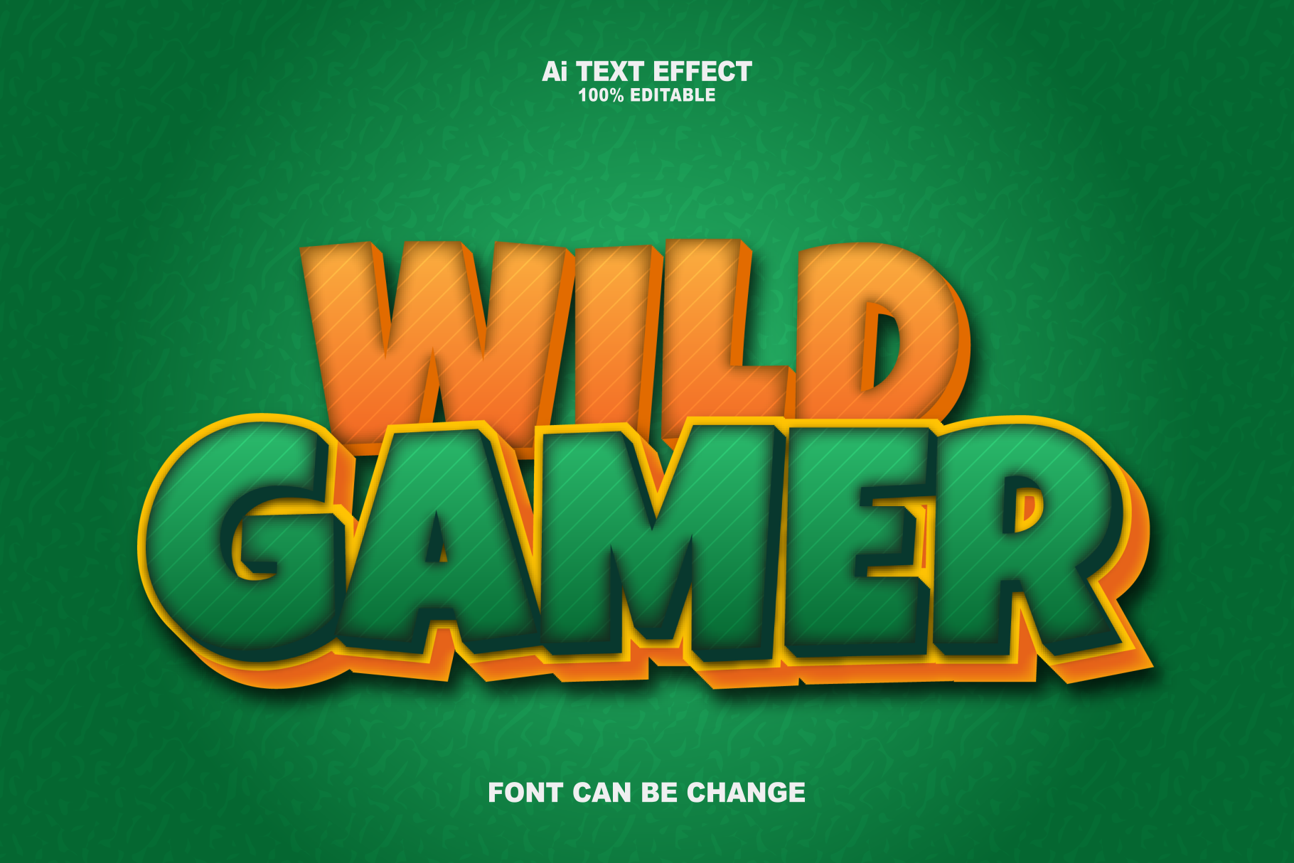 Wild Gamer Text Effects Style. | Layer Styles ~ Creative Market