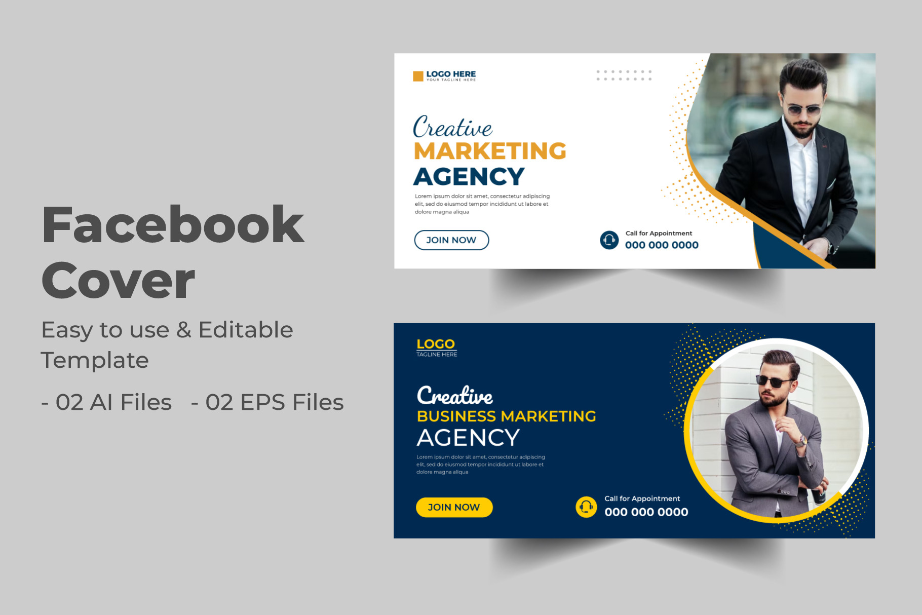 Digital Agency Facebook Cover Design | Social Media Templates ...