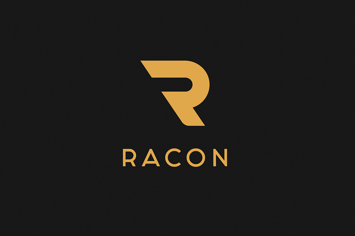 Racon Letter R Logo Creative Illustrator Templates Creative Market