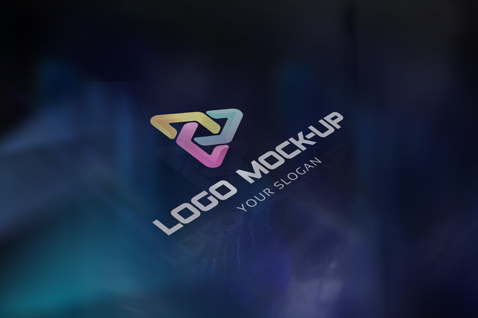 Download Tech Logo Mock Up Creative Photoshop Templates Creative Market