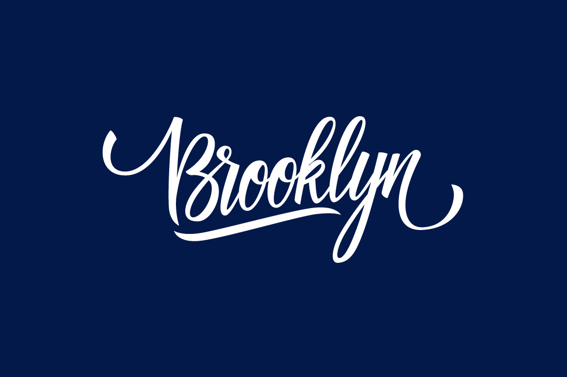 Handwritten word Brooklyn. | Graphics ~ Creative Market