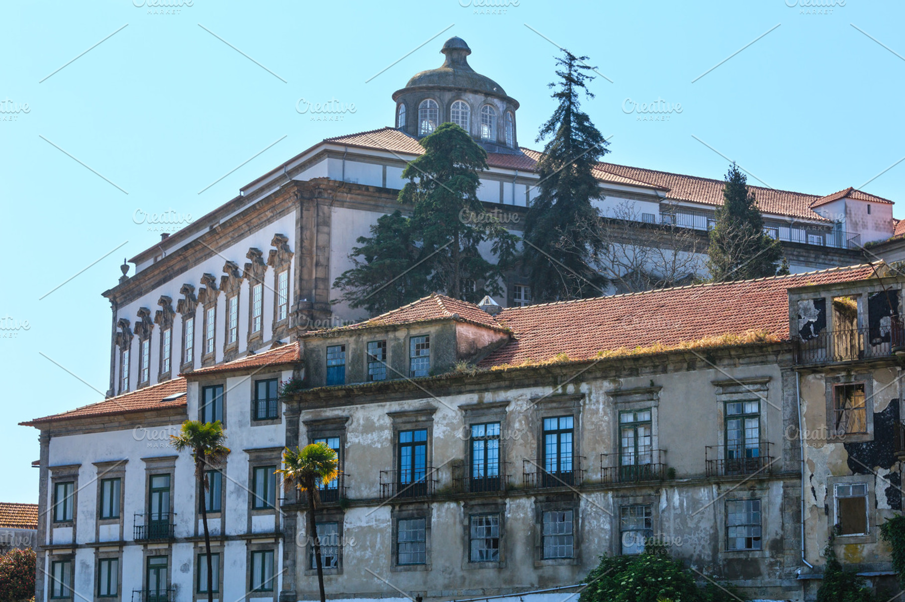 Episcopal Palace in Porto | High-Quality Architecture Stock Photos