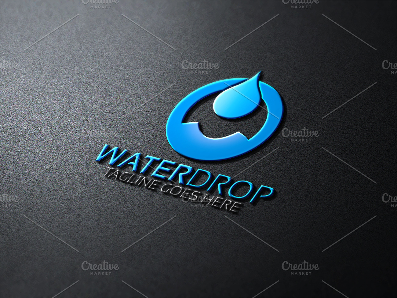 Water Drop Logo | Branding & Logo Templates ~ Creative Market