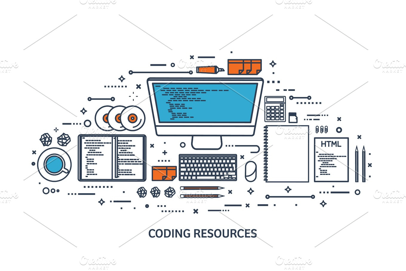 Hardware code. Flat стиль оборудование программное обеспечение. Схема кодирование программист 1 2 3 дизайн интерфейса. SEO diogramma line Art. It code background.