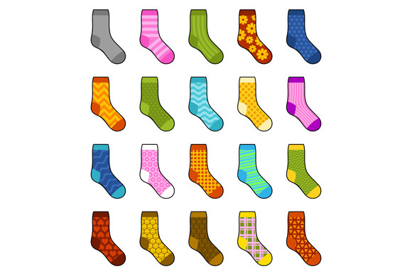 Socks Set | Graphic Objects ~ Creative Market