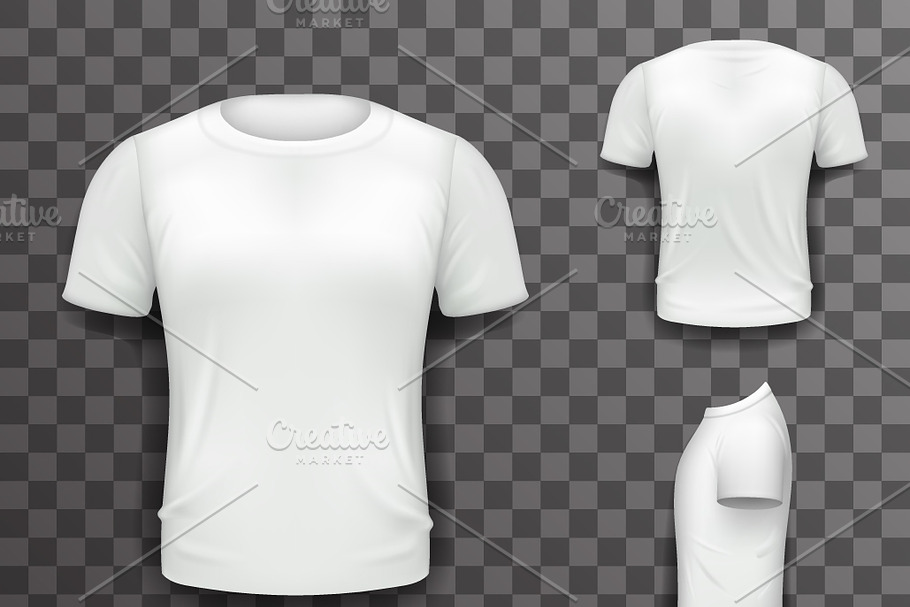 Black and White T-shirt | Creative Illustrator Templates ~ Creative Market