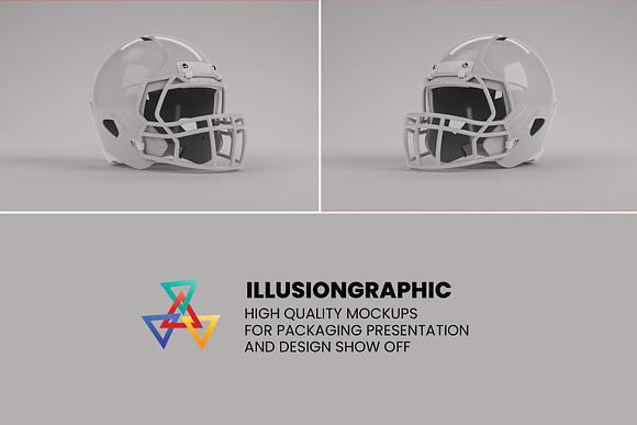 American Football Helmet Mockup - download high resolution PSD