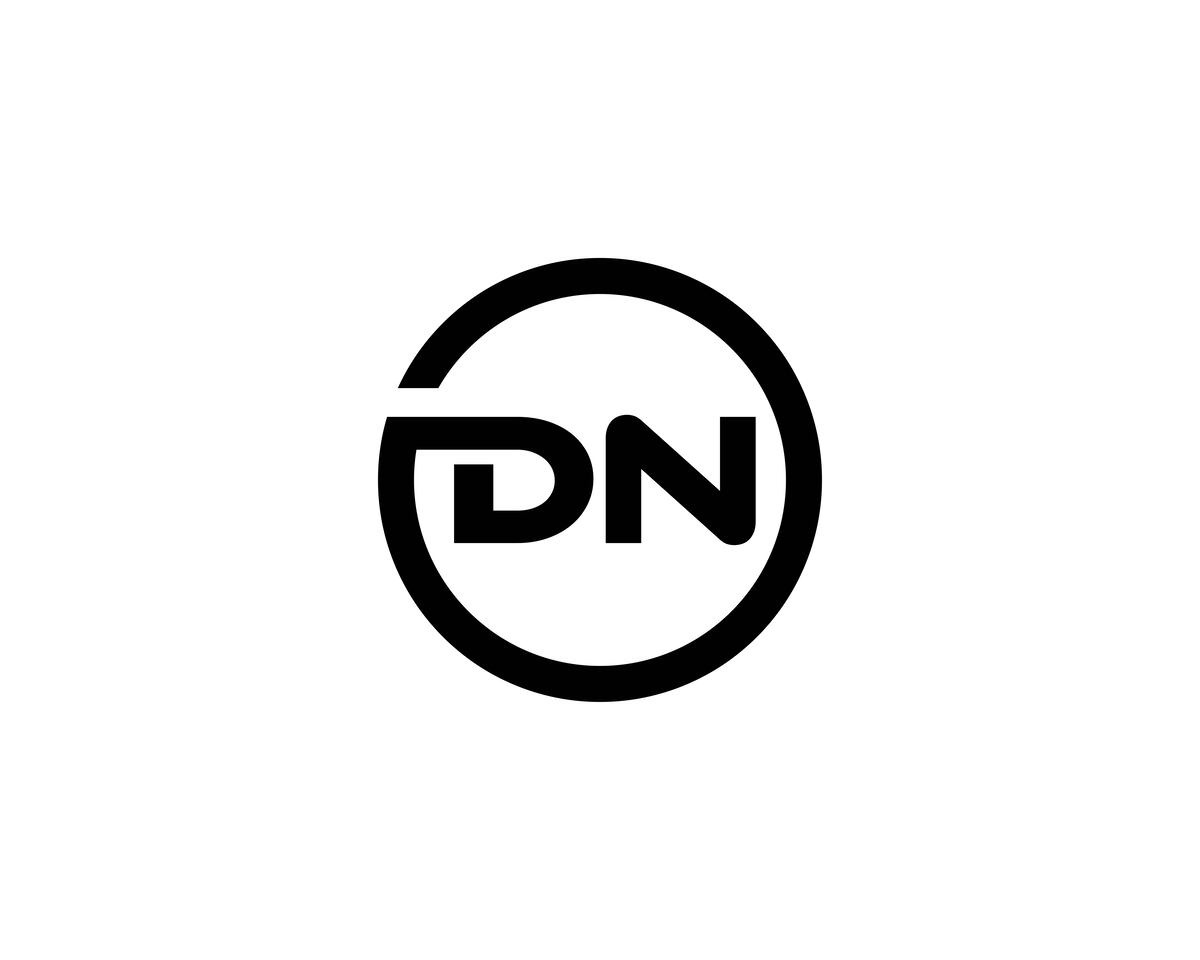 DN Logo design vector template | Branding & Logo Templates ~ Creative ...