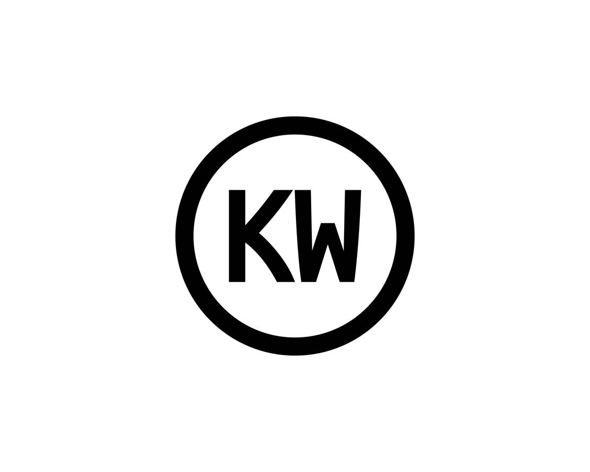 KW logo design vector template | Branding & Logo Templates ~ Creative ...