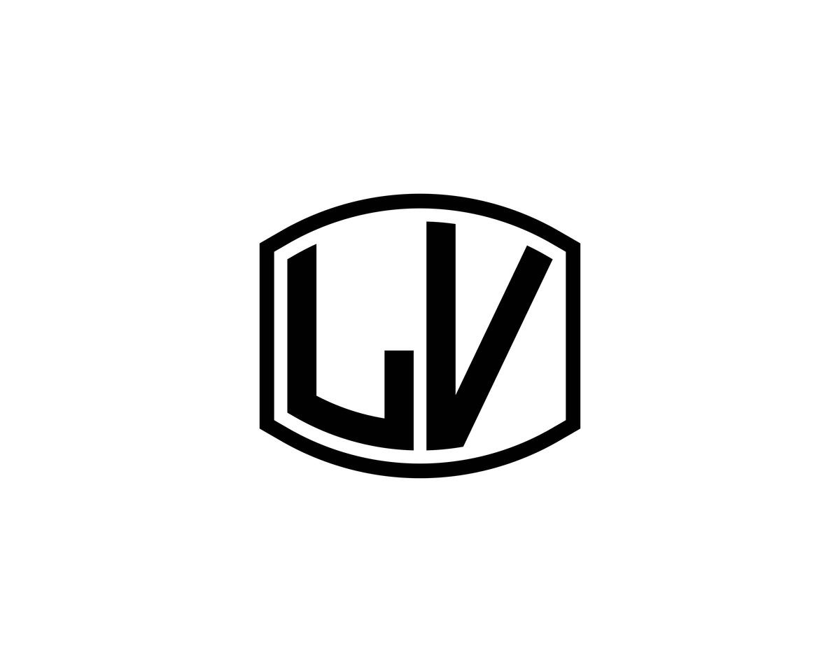 LV Company Name Logo Design