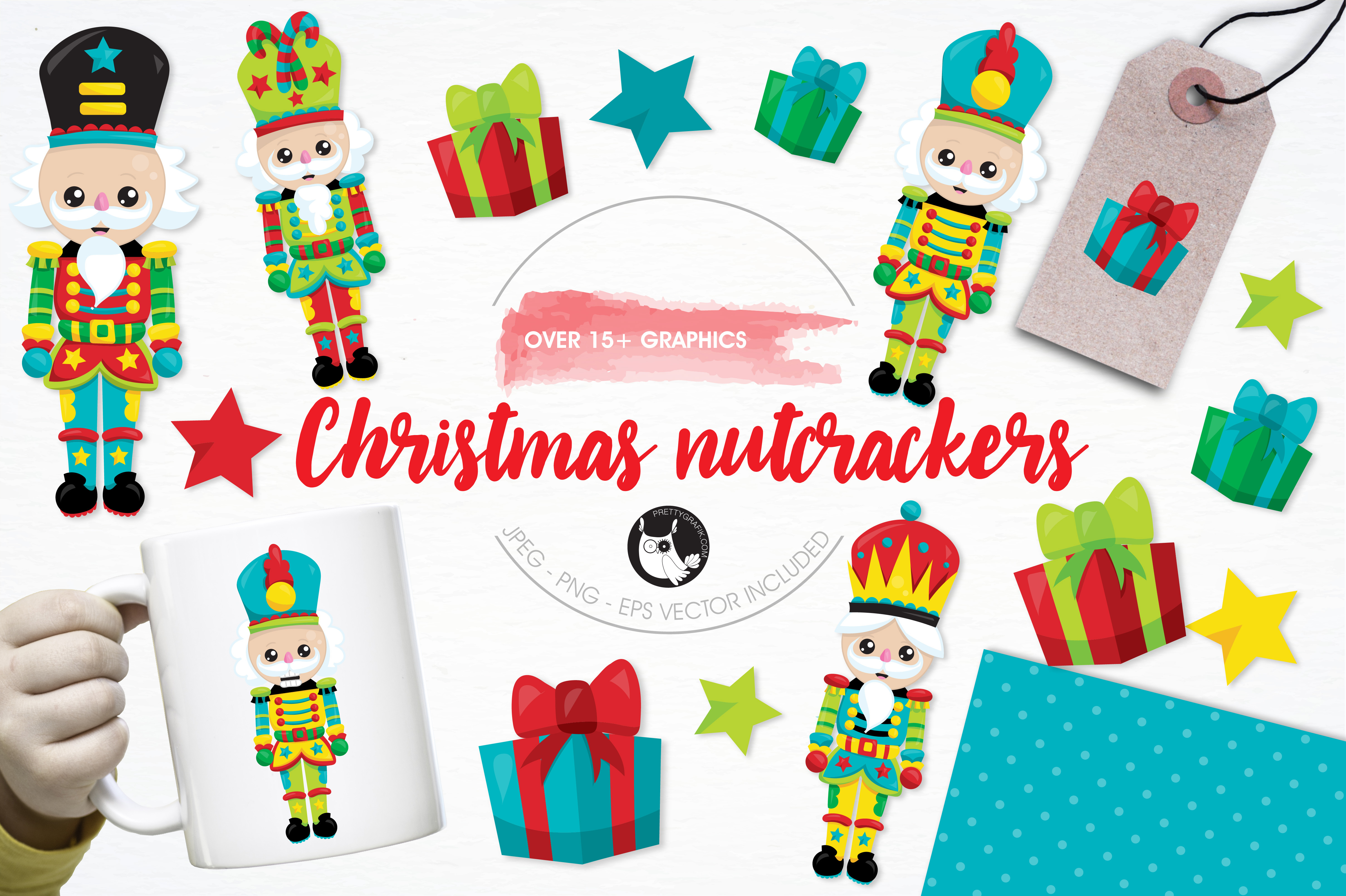 Download Nutcracker Illustration Pack Pre Designed Illustrator Graphics Creative Market 3D SVG Files Ideas | SVG, Paper Crafts, SVG File