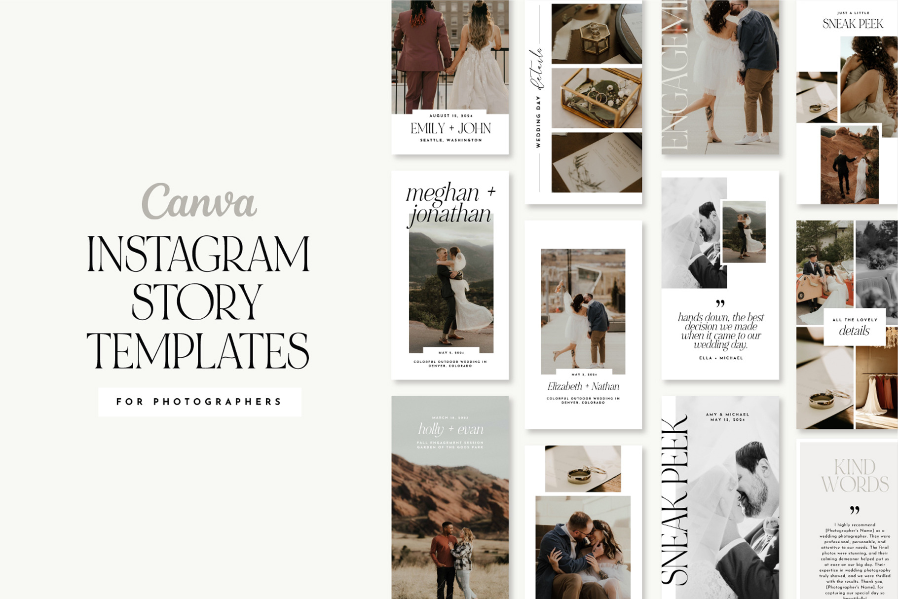 Canva Instagram Story Templates | Social Media Templates ~ Creative Market