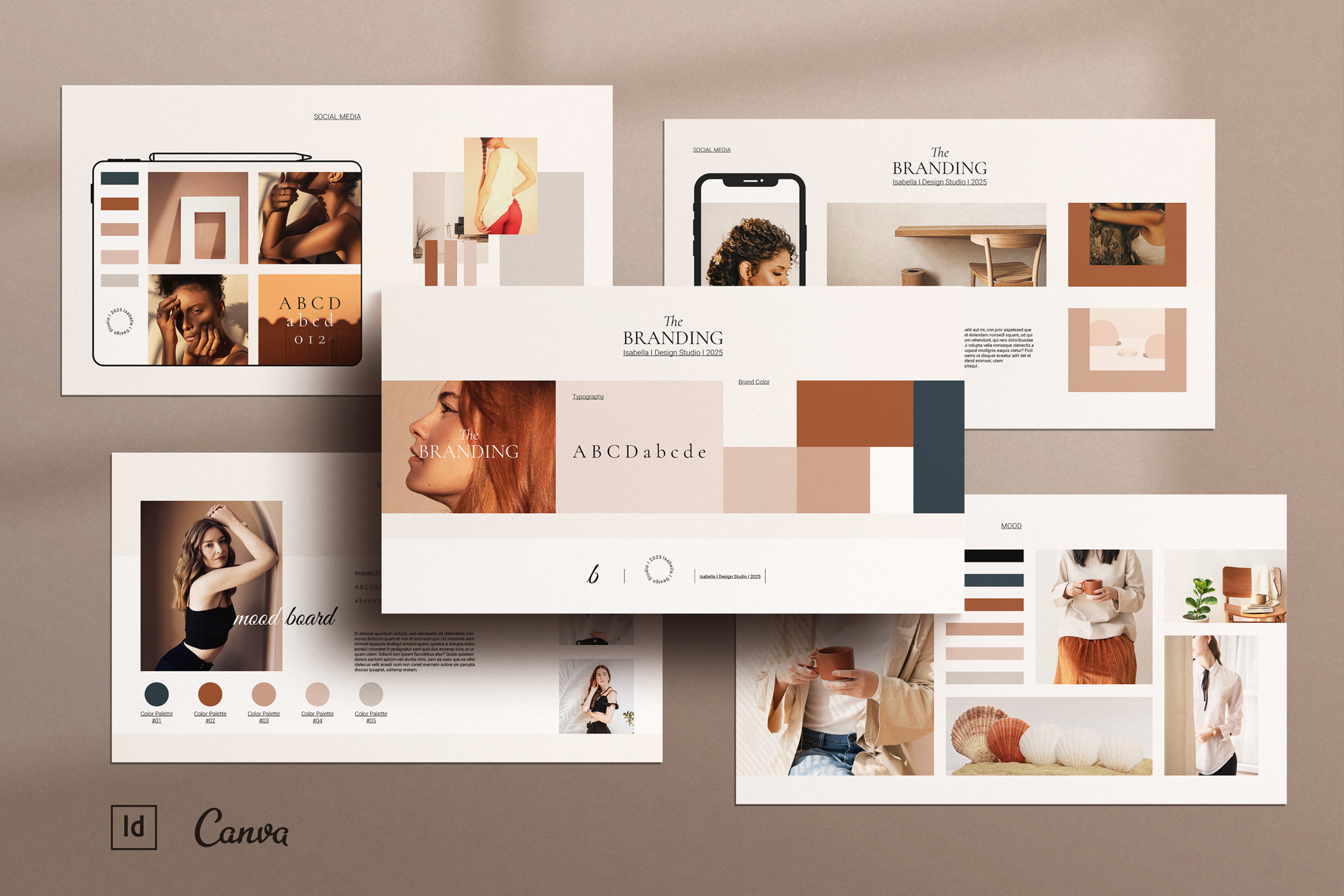 Brand Sheets Presentation Template | Presentation Templates ~ Creative ...