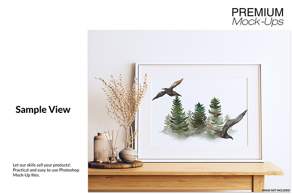 Canvas Floater Frame PSD Mockup  Print Templates ~ Creative Market