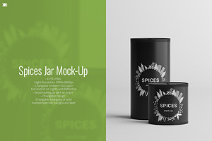 Download Spices Jar Mock Up Creative Photoshop Templates Creative Market