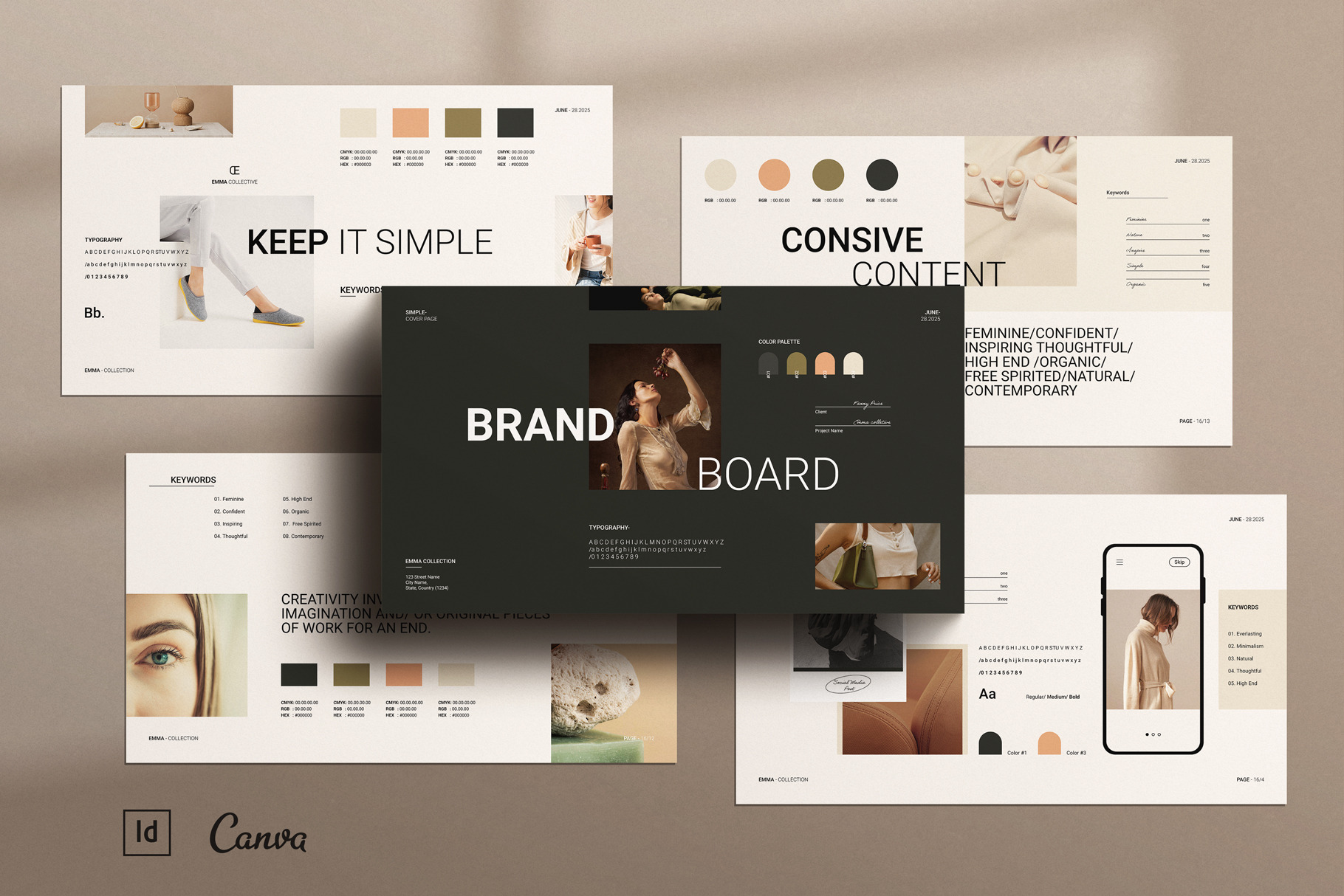 brand presentation board