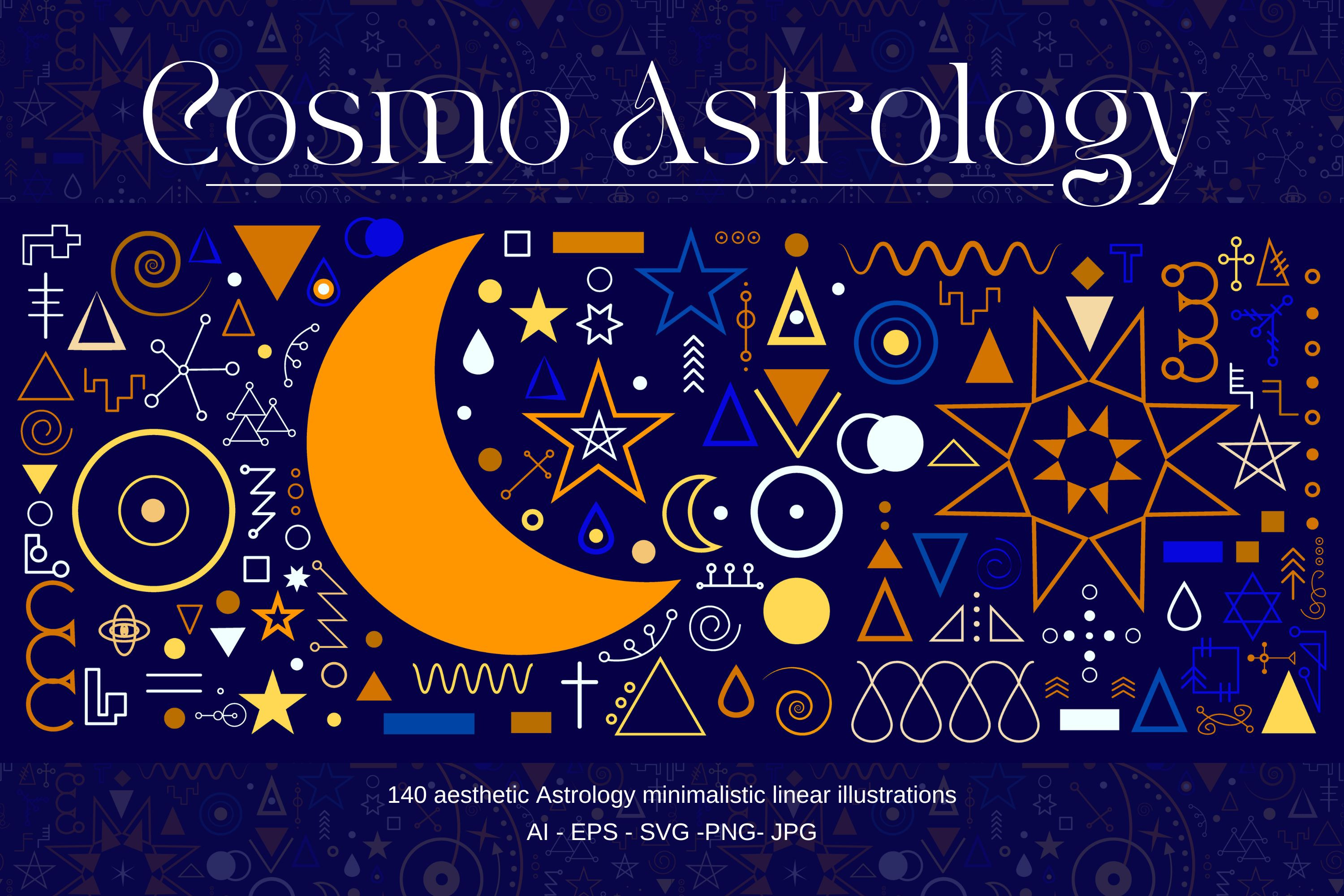 140-astrological-aesthetic-symbols-outline-icons-creative-market