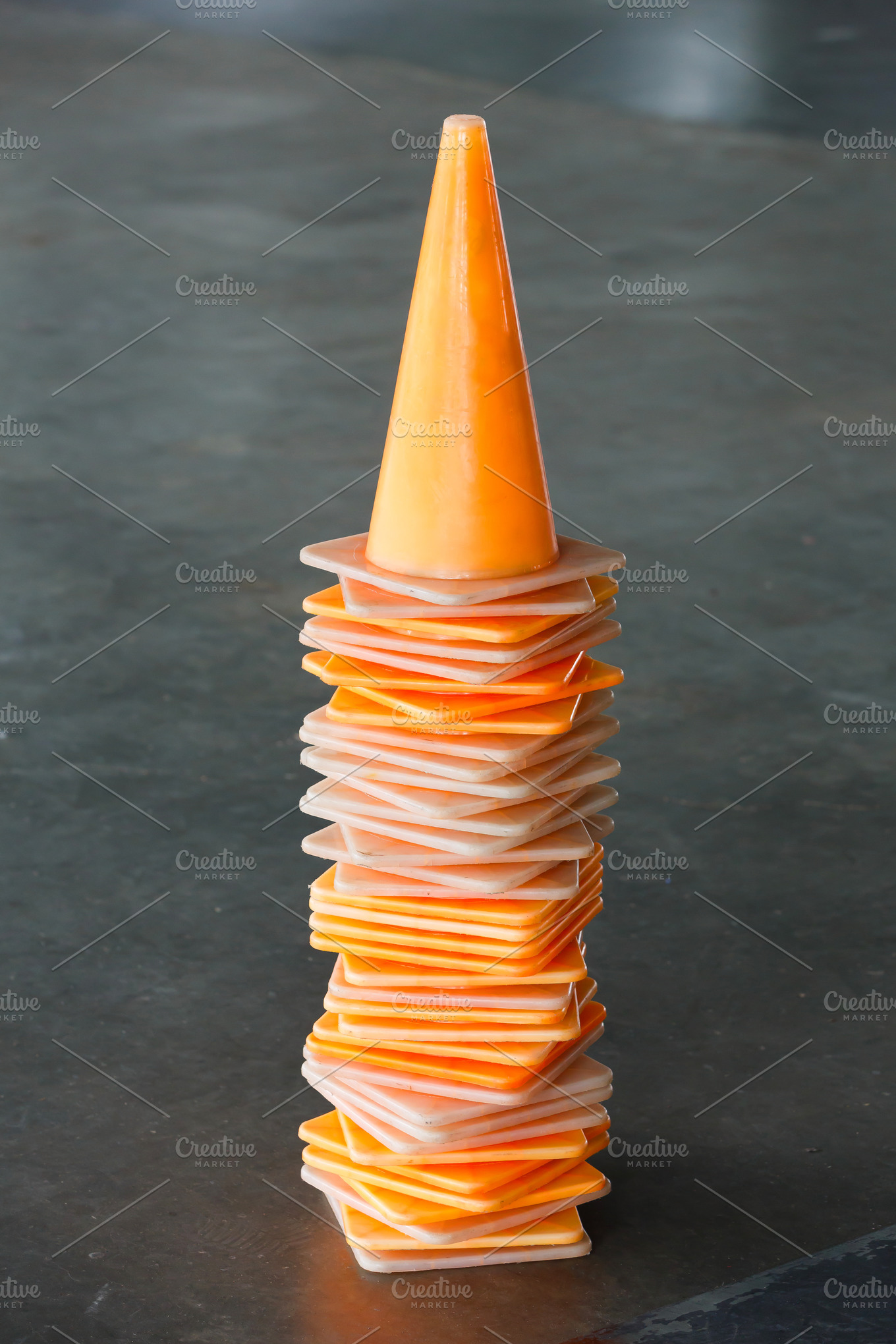 Traffic cones | Background Stock Photos ~ Creative Market