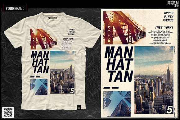 New York City / T-Shirt Print  Background Graphics ~ Creative Market