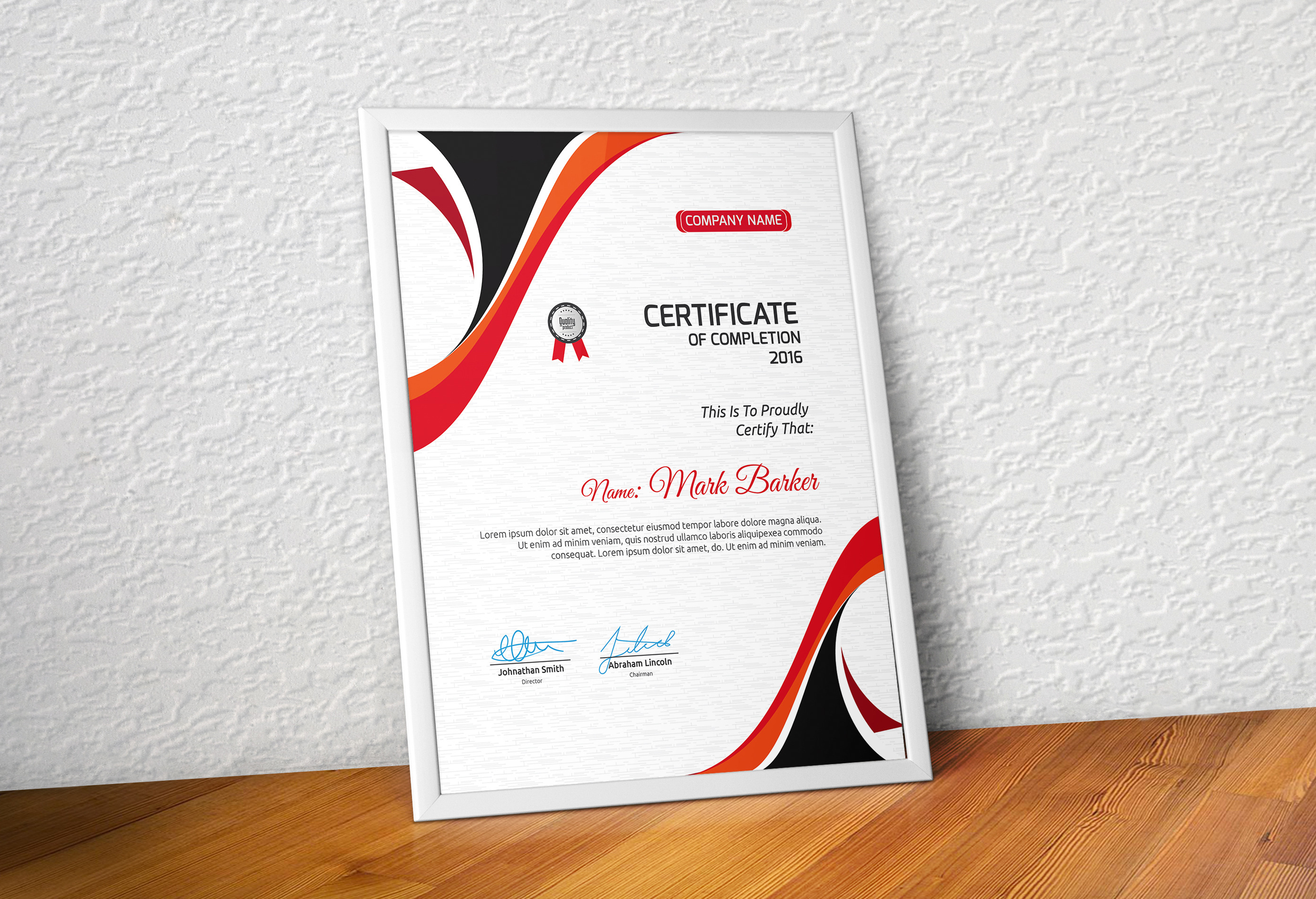 Certificate Creative Illustrator Templates ~ Creative Market 8563