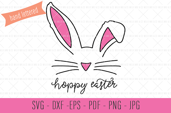 Download Hoppy Easter Svg Bunny Ears Svg Pre Designed Illustrator Graphics Creative Market