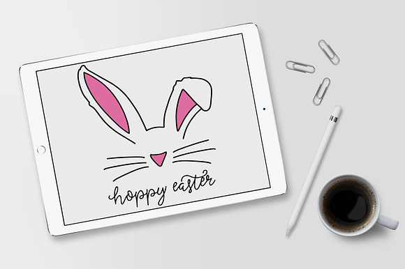 Download Hoppy Easter Svg Bunny Ears Svg Pre Designed Illustrator Graphics Creative Market