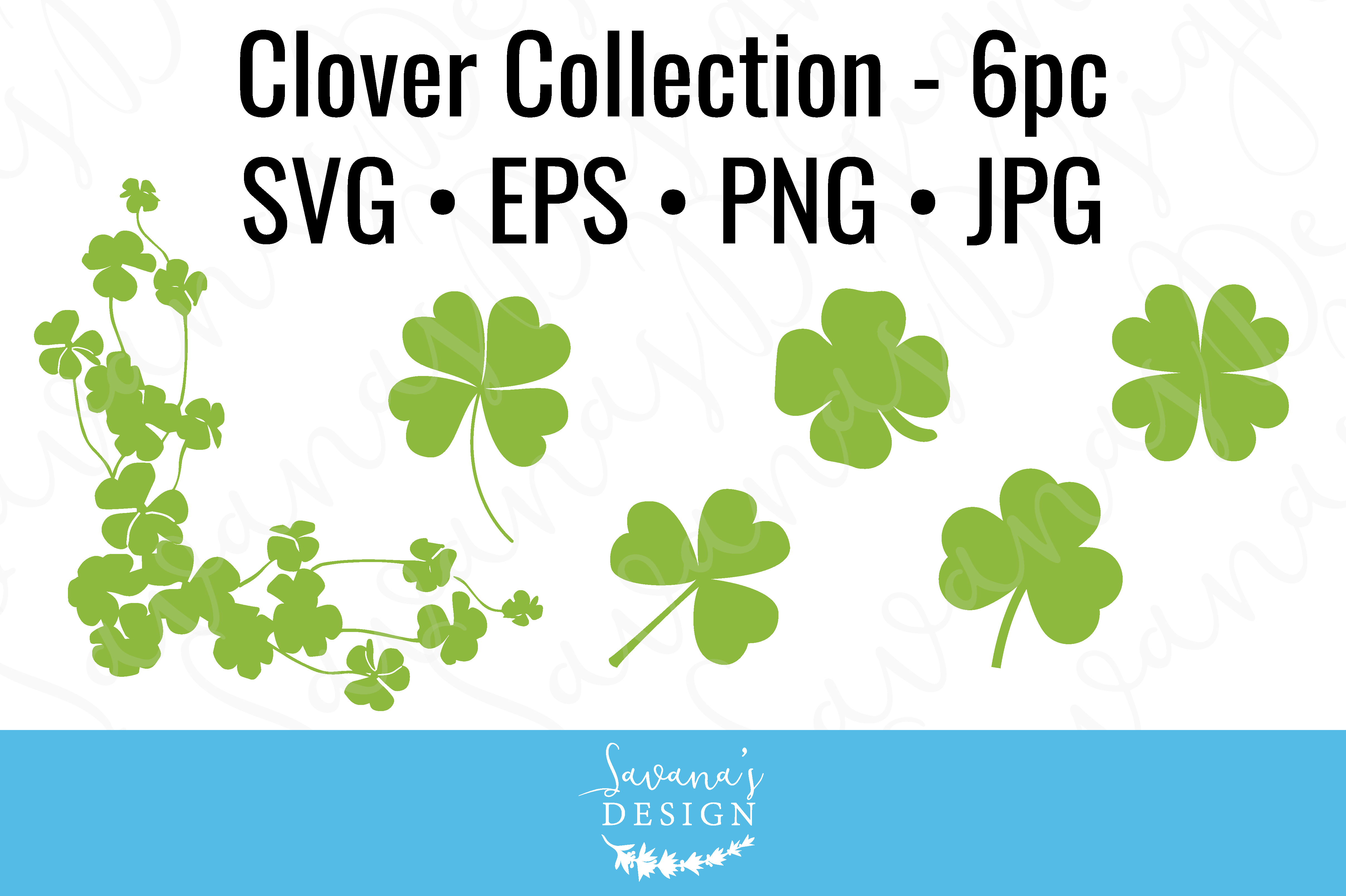 Download Shamrock Cut Files And Clipart Pre Designed Illustrator Graphics Creative Market