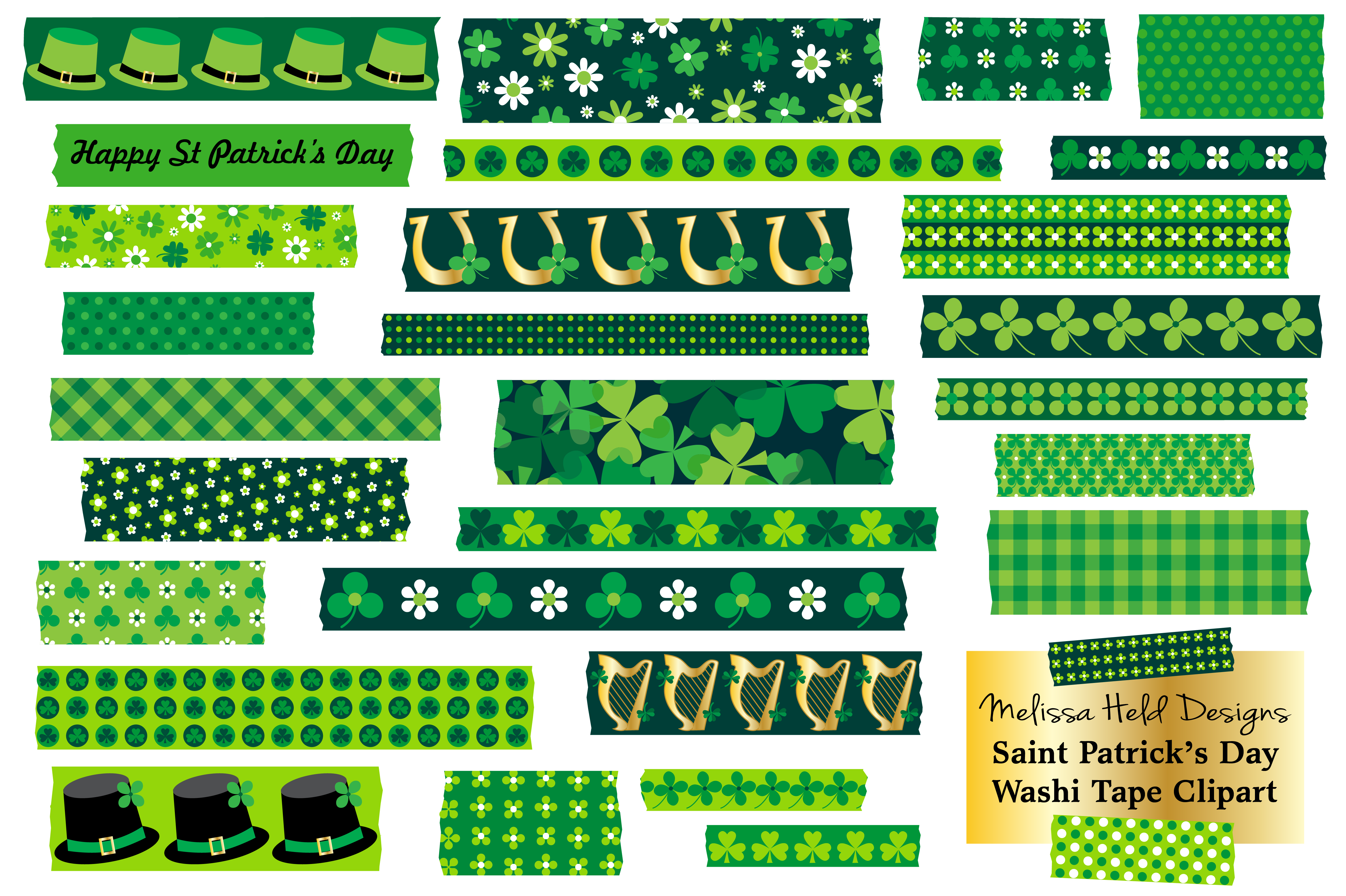 st-patrick-s-day-washi-tape-clipart-graphic-patterns-creative-market