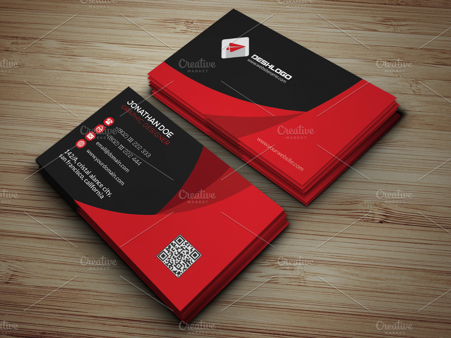 red-business-card-business-card-templates-creative-market