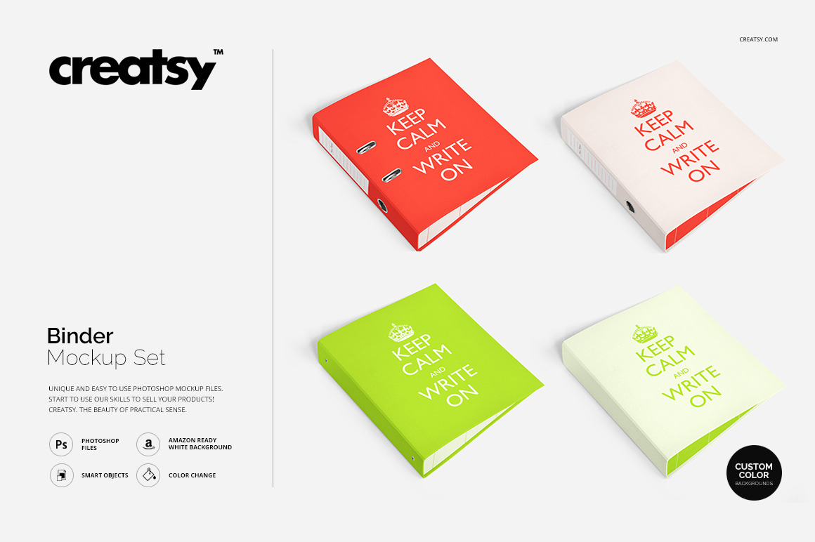 Download Binder Mockup Set | Creative Mockup Templates ~ Creative ...