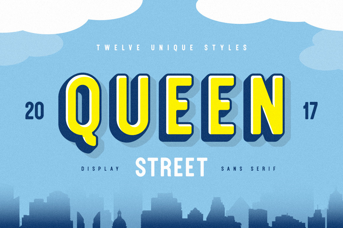 Download Queen Street Display Font Stunning Display Fonts Creative Market PSD Mockup Templates