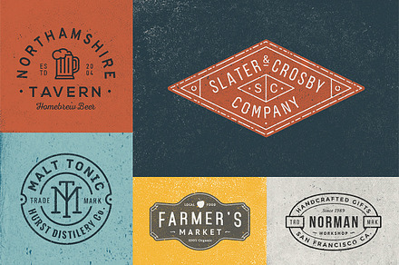 10 Logo/Badge Mock-Ups Vol.2 | Photoshop Templates ~ Creative Market